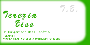 terezia biss business card