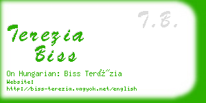 terezia biss business card